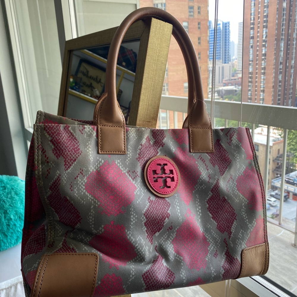Tory Burch Snakeskin Tote